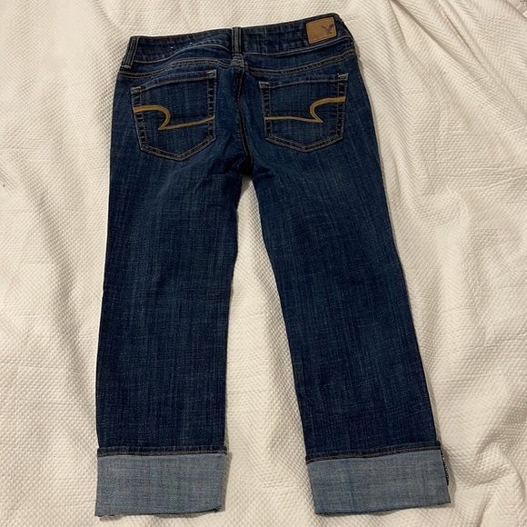 American Eagle Artist Crop Stretch Jeans Size 0 - Picture 7 of 10
